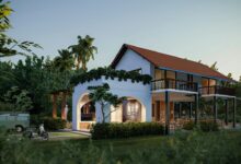 a house with a car parked in front of it