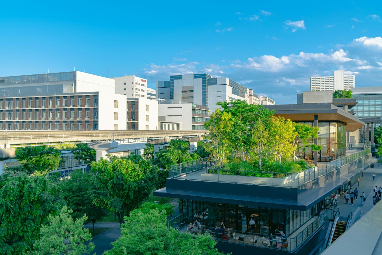 white concrete building near green trees during daytime