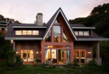 brown and black house