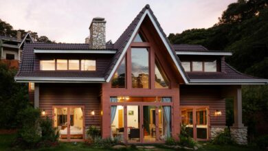 brown and black house